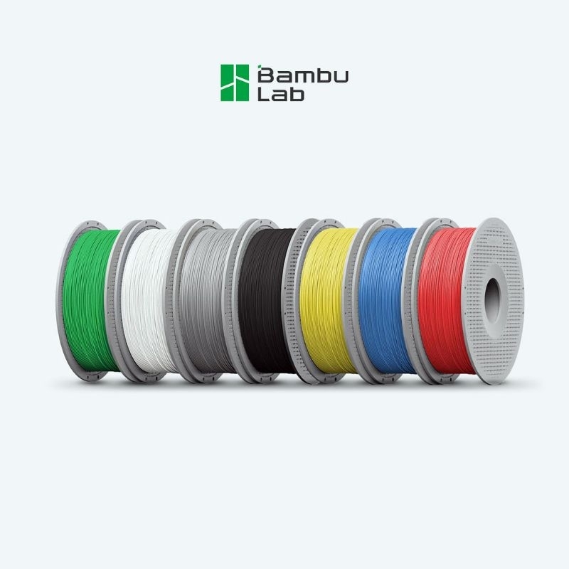 Carretéis de filamento Bambu Lab PLA Lite em várias cores